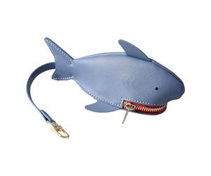 Shark Keychain Holder - 3.74x2.95in Cute Small Case, Animal Zipper Keychain Purse, Small Long Lasting Cartoon Cosmetic Bag | Multifunctional Wallet Storage for Women Girl Travel Home School Use