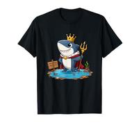 Shark King Mon océan Mes règles Cartoon Ocean T-Shirt