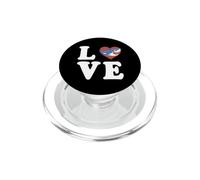 Shark Love épelé avec Motif en Forme de cœur PopSockets PopGrip pour MagSafe