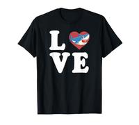 Shark Love épelé avec Motif en Forme de cœur T-Shirt
