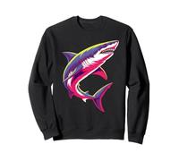Shark Lover Marine Biologie Animal Science Requins Colorés Sweatshirt