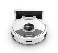 Shark Matrix Plus 2-en-1 Aspirateur Robot Laveur avec Base Auto-Rechargeable - Nettoie Tapis, sols durs et Poils d’Animaux - Navigation 3D LiDAR - Wi-FI/App - 2 tampons et 2 brosses Inclus - Blanc