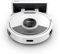 Shark Matrix Plus Robot aspirateur et serpillère 2 en 1 avec Base autochargeable, nettoie en Profondeur, Tapis, sols durs et Poils d'animaux - Navigation LiDAR 3D - Wi-FI/App - 2 Coussinets et 2