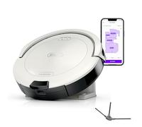 Shark Navigator AV2120 Robot aspirateur avec Brosse de Navigation SmartPath et Brosse autonettoyante, Aspiration puissante, pour Tapis et sols durs, Blanc