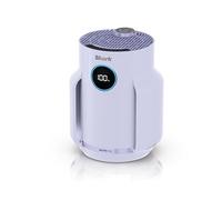 Shark NeverChange, Purificateur d’air compact pro, purificateur d'air silencieux pièces et chambres jusqu'à 23m², HEPA 99,9% aspire poussière, pollen, peaux mortes, écran LED, gris colombe, HP072EU