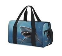 Shark OceansJaw Sac de sport pour enfants, filles, garçons, femmes, hommes, pour la nuit, le week-end, sac de voyage, sac de sport décontracté