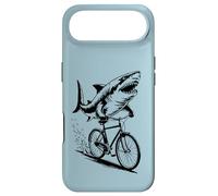 Shark on a Bike Bicycle Beach Great White Coque pour iPhone Air