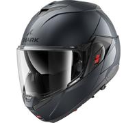 SHARK, Casque Moto Modulable OXO Blank Gun Metal A05, S