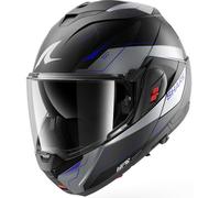 Shark OXO Mekarium, casque modulaire XL Mat Noir/Argent/Bleu Mat Noir/Argent/Bleu