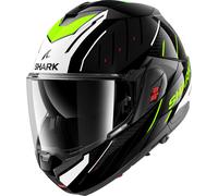 Shark OXO Rydger, casque rabattable S Noir/Blanc/Vert Noir/Blanc/Vert