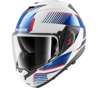 Shark Oxo Sikter Casque, Blanc/Bleu/Rouge, Taille XL (61/62)