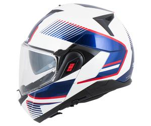 Shark Oxo Sikter casque modulable Blanc/Bleu/Rouge XL unisex
