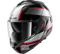SHARK Casque moto modulable OXO SIKTER Noir/Chrome/Argent Taille S