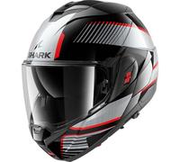 Shark Oxo Sikter Casque, noir-rouge-argent, taille XS pour homme