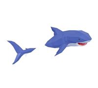 Shark papercraft Origami, 3D Paper Craft, DIY Paper Craft templates, Wall Decor Art Piece Paper Ornament, 3D Paper Sculpture, Not a Finished Model