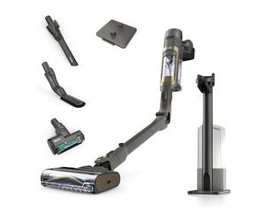 Shark PowerDetect Clean et Empty aspirateur sans fil, PowerFins, Reverse Clean, station 2L, Anti-Hair Wrap Plus, 70 min, léger, poils d’animaux et multi-surfaces, Gris IP3225EUT