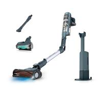 Shark PowerDetect Speed Collection Luxe Clean & Empty, Aspirateur Balai sans Fil Haut de Gamme, Filtre HEPA Anti-allergènes, 60 Min d’autonomie, Base de Chargement Auto-vidante, 2 Embouts IA3246FRTBL