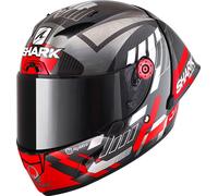 Casque Intégral Shark RACE-R PRO GP 06 ZARCO WINTER TEST Carbon Chrom Red