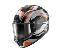 Shark Ridill 2 Apex Casque Intégral (Argent / Noir / Orange) Taille:M (57)