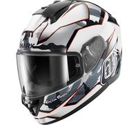 Shark Ridill 2 Matrix Camo Casque, blanc-argent, taille XS pour homme