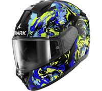 Shark Ridill 2 Raging Beast Casque, noir-vert-bleu, taille M pour homme