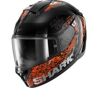 SHARK Casque moto intégral Ridill 2 Speed‑Vib Noir/Anthracite/Orange L