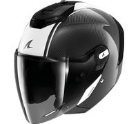 Shark RS Jet Carbon Skin Casque jet, noir-blanc, taille 2XL pour homme