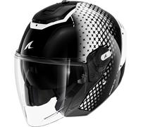 Casque Jet Shark RS JET STRIDE Black White Black