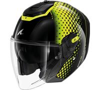 Shark RS Jet Stride, casque à réaction M Noir/Jaune Néon Noir/Jaune Néon