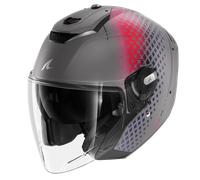 Casque Jet Shark RS JET STRIDE Mat Silver Violet Blue