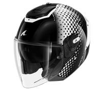 Casque Jet Shark RS JET STRIDE Black White Black
