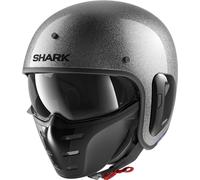 Shark S-Drak 2 Glitter Casque jet, Argent, Taille XS (53/54)