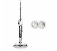 Shark Clean Balai vapeur S8201EU – 2 tampons rotatifs, 3 réglages vapeur