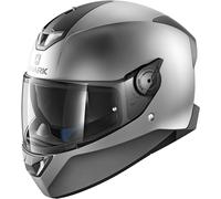 Shark Skwal 2 Blank Mat Casque LED, Argent mat, Taille S (55/56)