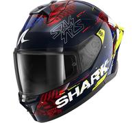 Shark Skwal Cup Speed-VIB Casque, bleu/rouge/jaune, Taille XS (53/54)