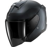 Shark Skwal Dark Shadow Casque à réaction, Bleu acier, Taille M (57/58)