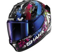 Shark Skwal i3 Hellcat Casque, noir-bleu, taille S pour homme