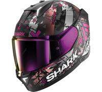 Shark Skwal i3 Hellcat Casque, noir-rose, taille M pour homme