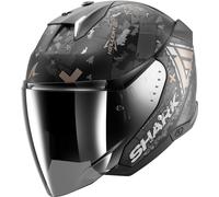 Shark Skwal i3 Jet Hellcat, casque ouvert XS Mat Noir/Argent Mat Noir/Argent