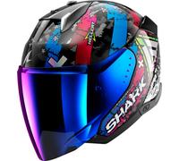 Shark Skwal i3 Jet Hellcat, casque ouvert L Noir/Violet/Bleu Noir/Violet/Bleu