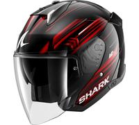 Shark, Casque Moto Jet SKWAL I3 Jet Light-Blur Black Red White KRW, XL