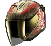 SHARK Casque moto Skwal i3 Jet Venum Black / Red / Gold M