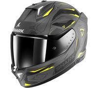 SHARK, Casque Moto intégral SKWAL i3 LINIK Gris / Jaune,