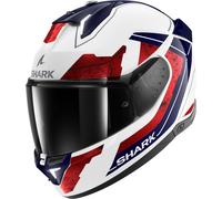 Shark Skwal i3 Rhad Casque, blanc-rouge, taille S pour homme