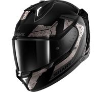 Shark Skwal i3 Rhad Casque, noir-gris-argent, taille L pour homme