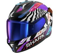 Shark Skwal i3 Speed Fancy Casque, noir-blanc-orange, taille XS pour homme