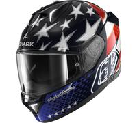 Shark Skwal i3 US Flag Casque, noir-blanc-rouge-bleu, taille M pour homme