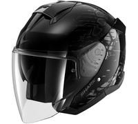Shark Skwal Jet Reptaia, casque ouvert XXL Noir/Gris Noir/Gris