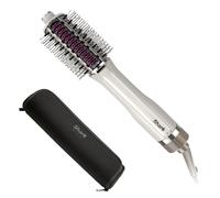 Brosse soufflante 2 en 1 avec pochette thermorésistante Shark SmoothStyle HT212EU 900 W Blanc Soie Blanc soie H
