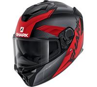 Shark Spartan GT Elgen Micro Casque, Noir mat/rouge, Taille XS (53/54)